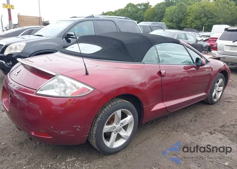 2007 Mitsubishi Eclipse Spyder Gs z USA, uszkodzony, nr VIN 4A3AL25F87E060235